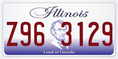 IL license plate Z963129