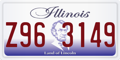 IL license plate Z963149