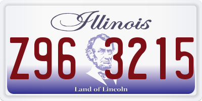 IL license plate Z963215