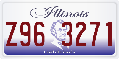 IL license plate Z963271