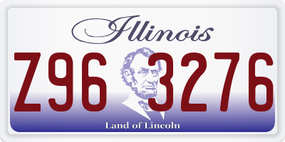 IL license plate Z963276