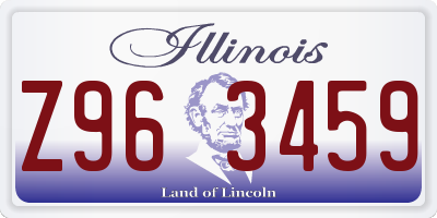 IL license plate Z963459