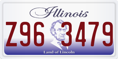 IL license plate Z963479