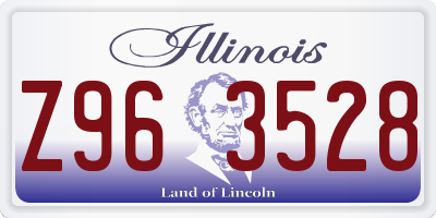 IL license plate Z963528