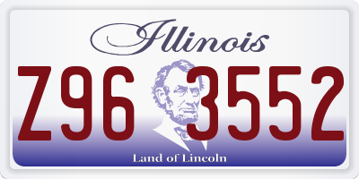 IL license plate Z963552