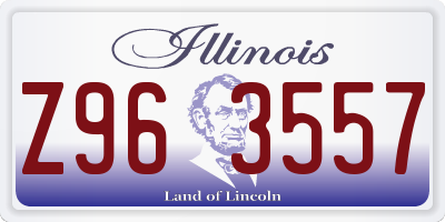 IL license plate Z963557