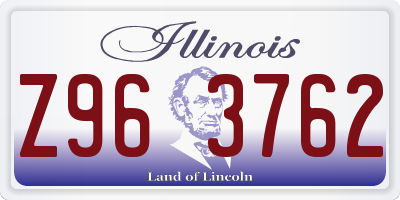 IL license plate Z963762