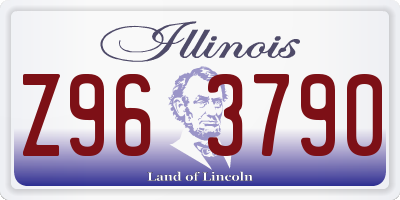 IL license plate Z963790