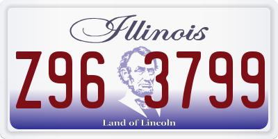 IL license plate Z963799
