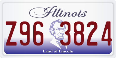 IL license plate Z963824