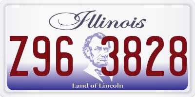 IL license plate Z963828