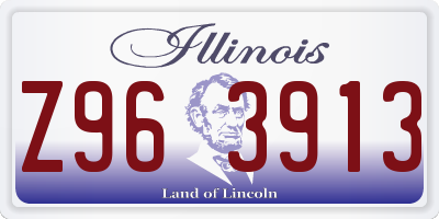 IL license plate Z963913
