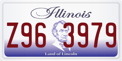 IL license plate Z963979