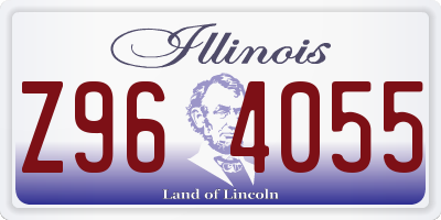 IL license plate Z964055