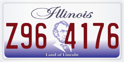 IL license plate Z964176