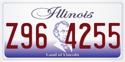 IL license plate Z964255