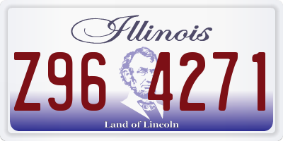 IL license plate Z964271