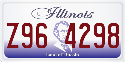 IL license plate Z964298