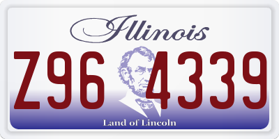IL license plate Z964339