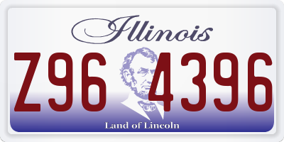 IL license plate Z964396