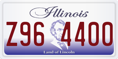 IL license plate Z964400