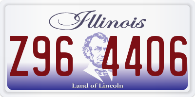 IL license plate Z964406