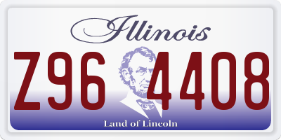 IL license plate Z964408