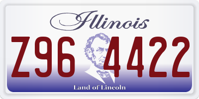 IL license plate Z964422