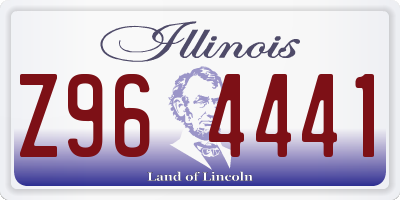 IL license plate Z964441