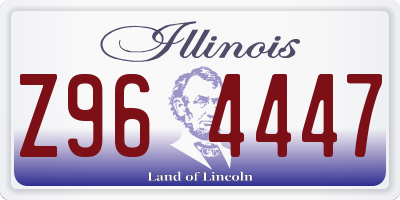 IL license plate Z964447