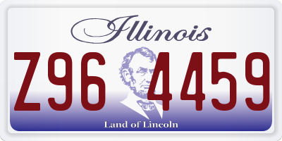 IL license plate Z964459