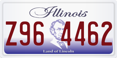 IL license plate Z964462