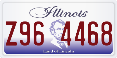 IL license plate Z964468