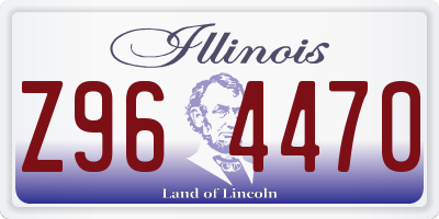 IL license plate Z964470