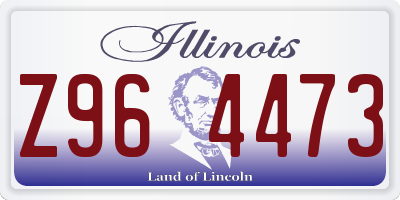 IL license plate Z964473