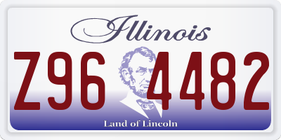 IL license plate Z964482