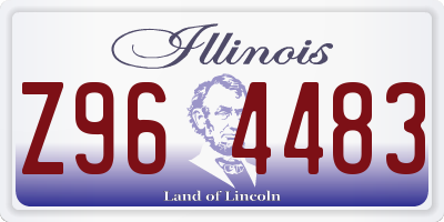 IL license plate Z964483