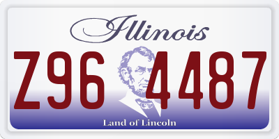IL license plate Z964487