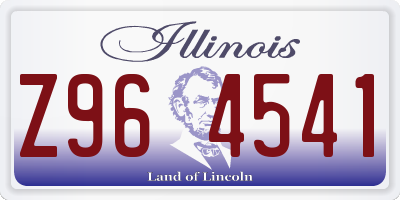 IL license plate Z964541