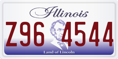 IL license plate Z964544