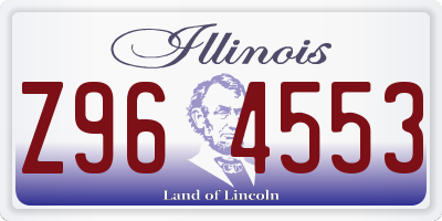 IL license plate Z964553