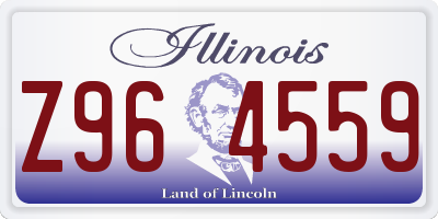IL license plate Z964559