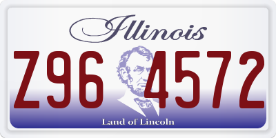 IL license plate Z964572