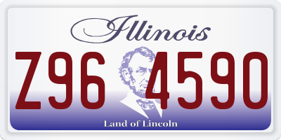 IL license plate Z964590