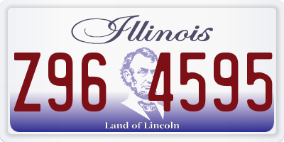 IL license plate Z964595