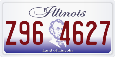 IL license plate Z964627