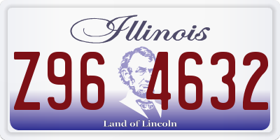 IL license plate Z964632