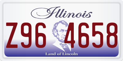 IL license plate Z964658