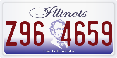 IL license plate Z964659