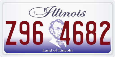 IL license plate Z964682